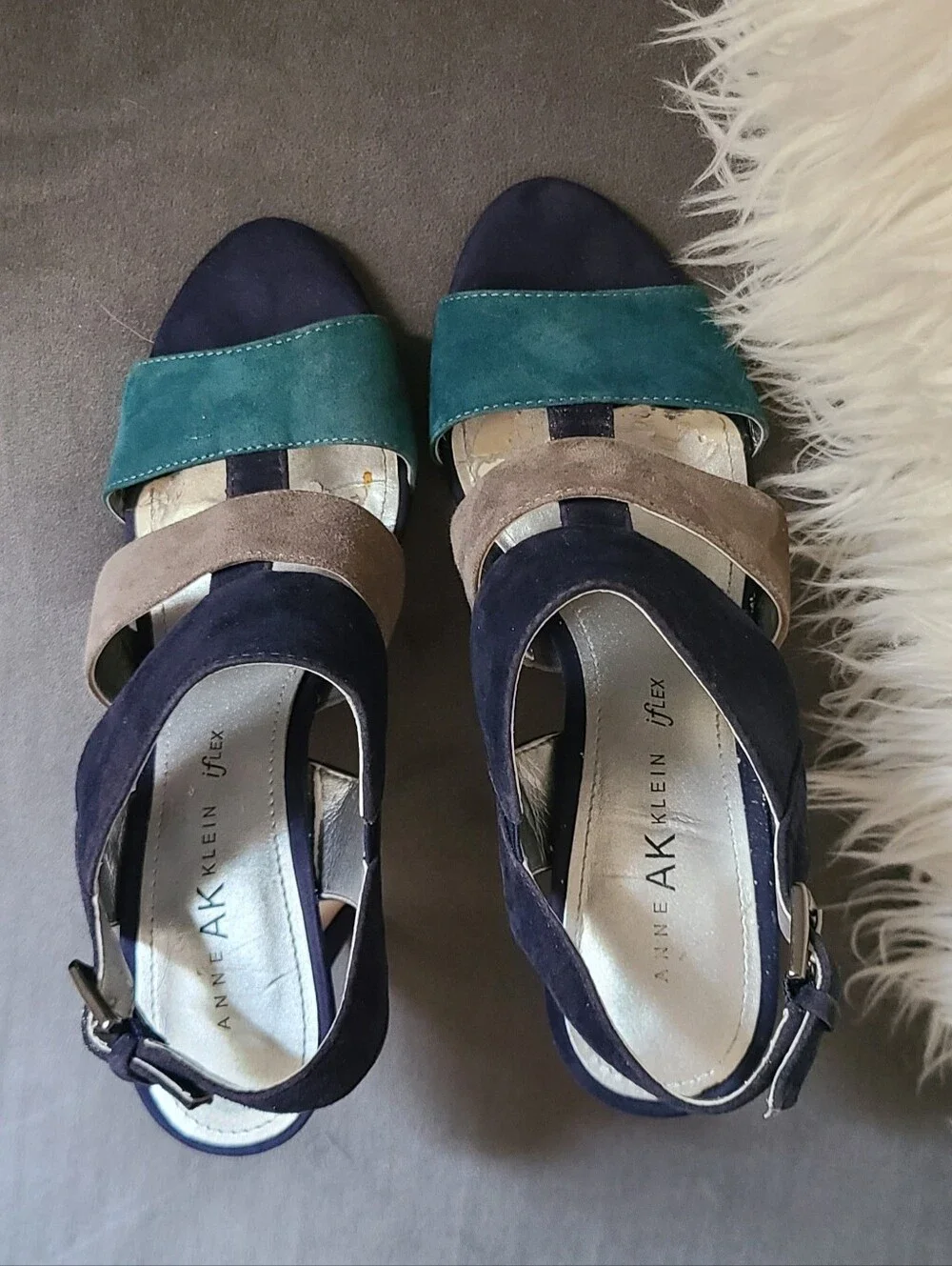 Anne Klein Suede Heels